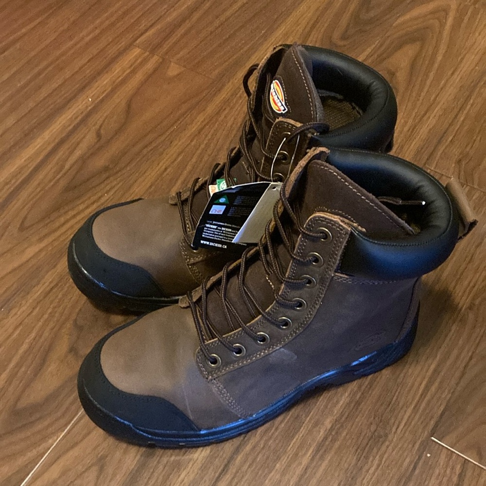 Dickies wrecker 8" brown safety boots